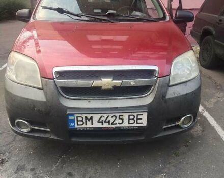Красный Шевроле Авео, объемом двигателя 1.5 л и пробегом 220 тыс. км за 3000 $, фото 1 на Automoto.ua