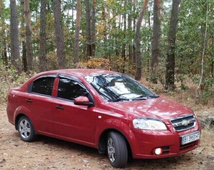 Красный Шевроле Авео, объемом двигателя 1.5 л и пробегом 2 тыс. км за 4899 $, фото 1 на Automoto.ua