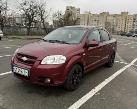 Красный Шевроле Авео, объемом двигателя 1.6 л и пробегом 158 тыс. км за 4600 $, фото 1 на Automoto.ua