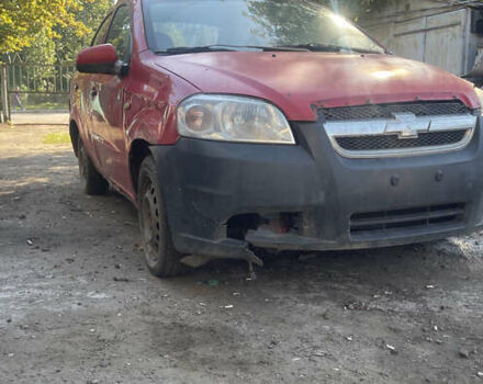 Красный Шевроле Авео, объемом двигателя 1.5 л и пробегом 425 тыс. км за 1500 $, фото 1 на Automoto.ua