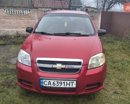 Красный Шевроле Авео, объемом двигателя 1.5 л и пробегом 215 тыс. км за 3000 $, фото 1 на Automoto.ua
