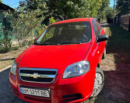 Красный Шевроле Авео, объемом двигателя 1.5 л и пробегом 160 тыс. км за 3150 $, фото 1 на Automoto.ua
