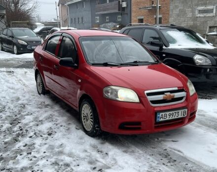 Красный Шевроле Авео, объемом двигателя 1.5 л и пробегом 210 тыс. км за 1550 $, фото 1 на Automoto.ua