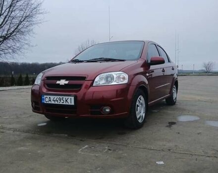 Красный Шевроле Авео, объемом двигателя 1.6 л и пробегом 91 тыс. км за 4800 $, фото 1 на Automoto.ua