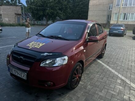 Шевроле Авео 2008 в Кривом Роге на Automoto.ua Красный Шевроле Авео, объемом двигателя 1.5 л и пробегом 200 тыс. км за 4000 $, фото 1 на Automoto.ua