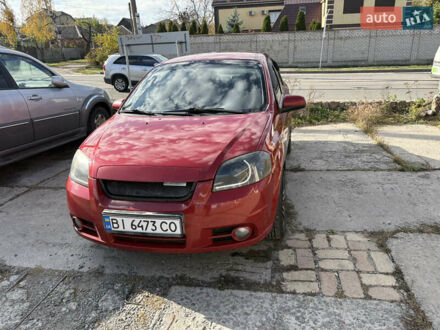 Красный Шевроле Авео, объемом двигателя 1.5 л и пробегом 263 тыс. км за 4500 $, фото 1 на Automoto.ua