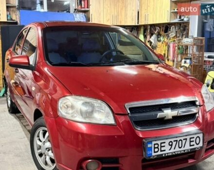 Красный Шевроле Авео, объемом двигателя 1.5 л и пробегом 254 тыс. км за 2800 $, фото 1 на Automoto.ua