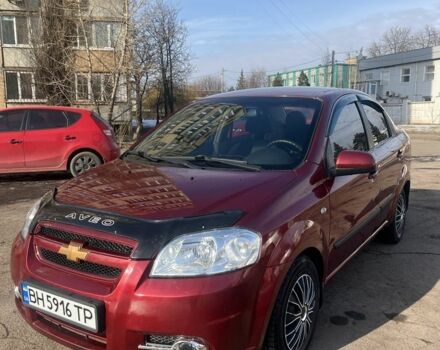 Красный Шевроле Авео, объемом двигателя 1.6 л и пробегом 173 тыс. км за 3800 $, фото 1 на Automoto.ua