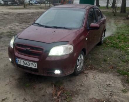 Красный Шевроле Авео, объемом двигателя 1.6 л и пробегом 209 тыс. км за 3500 $, фото 1 на Automoto.ua