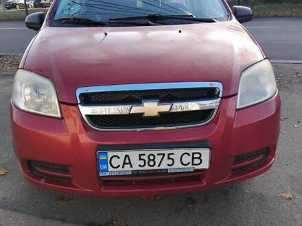 Красный Шевроле Авео, объемом двигателя 1.5 л и пробегом 228 тыс. км за 3700 $, фото 1 на Automoto.ua
