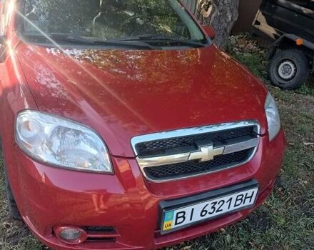 Красный Шевроле Авео, объемом двигателя 1.5 л и пробегом 200 тыс. км за 4500 $, фото 1 на Automoto.ua