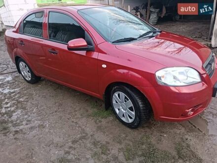 Красный Шевроле Авео, объемом двигателя 1.5 л и пробегом 197 тыс. км за 4100 $, фото 1 на Automoto.ua