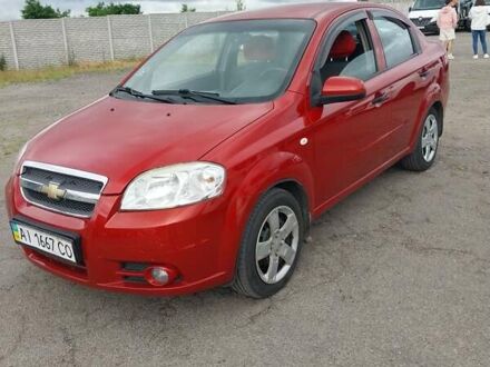 Красный Шевроле Авео, объемом двигателя 1.5 л и пробегом 185 тыс. км за 5000 $, фото 1 на Automoto.ua