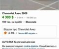 Шевроле Авео, об'ємом двигуна 1.5 л та пробігом 211 тис. км за 4000 $, фото 5 на Automoto.ua