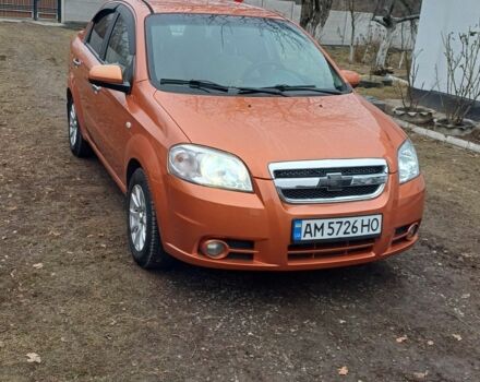 Желтый Шевроле Авео, объемом двигателя 1.6 л и пробегом 175 тыс. км за 3800 $, фото 1 на Automoto.ua