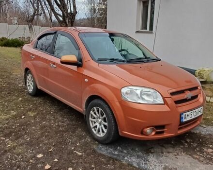 Желтый Шевроле Авео, объемом двигателя 1.6 л и пробегом 180 тыс. км за 3600 $, фото 1 на Automoto.ua