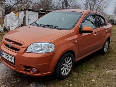 Желтый Шевроле Авео, объемом двигателя 1.6 л и пробегом 180 тыс. км за 3600 $, фото 1 на Automoto.ua