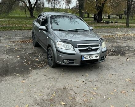 Серый Шевроле Авео, объемом двигателя 1.5 л и пробегом 195 тыс. км за 3500 $, фото 1 на Automoto.ua
