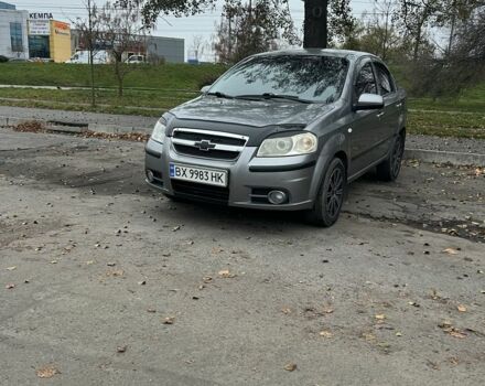 Серый Шевроле Авео, объемом двигателя 1.5 л и пробегом 195 тыс. км за 3500 $, фото 9 на Automoto.ua
