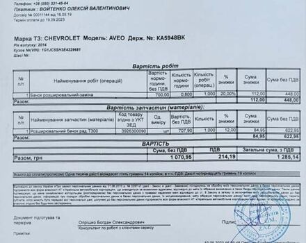 Серый Шевроле Авео, объемом двигателя 1.8 л и пробегом 198 тыс. км за 6790 $, фото 18 на Automoto.ua