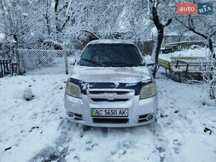 Серый Шевроле Авео, объемом двигателя 1.6 л и пробегом 650 тыс. км за 2200 $, фото 1 на Automoto.ua