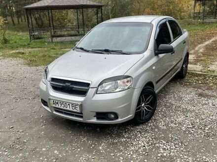 Серый Шевроле Авео, объемом двигателя 1.5 л и пробегом 235 тыс. км за 3900 $, фото 1 на Automoto.ua