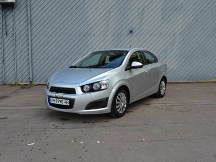Серый Шевроле Авео, объемом двигателя 1.4 л и пробегом 169 тыс. км за 5900 $, фото 1 на Automoto.ua