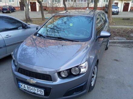 Серый Шевроле Авео, объемом двигателя 1.2 л и пробегом 210 тыс. км за 5000 $, фото 1 на Automoto.ua