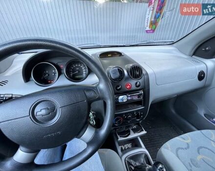 Синий Шевроле Авео, объемом двигателя 1.19 л и пробегом 122 тыс. км за 2900 $, фото 6 на Automoto.ua