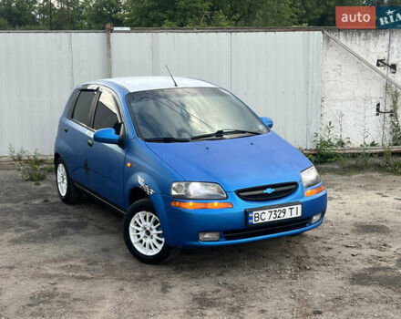 Синий Шевроле Авео, объемом двигателя 1.5 л и пробегом 237 тыс. км за 2100 $, фото 2 на Automoto.ua