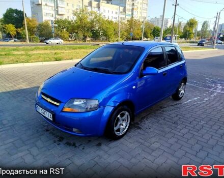 Синий Шевроле Авео, объемом двигателя 1.5 л и пробегом 290 тыс. км за 4200 $, фото 2 на Automoto.ua
