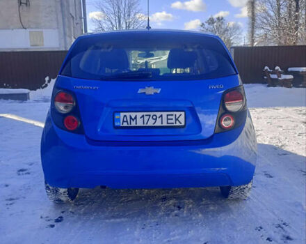 Синий Шевроле Авео, объемом двигателя 1.4 л и пробегом 156 тыс. км за 5500 $, фото 5 на Automoto.ua