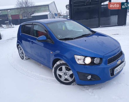 Синий Шевроле Авео, объемом двигателя 1.2 л и пробегом 257 тыс. км за 5600 $, фото 1 на Automoto.ua