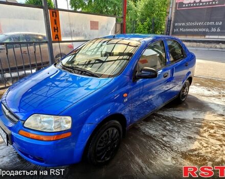 Синий Шевроле Авео, объемом двигателя 1.4 л и пробегом 270 тыс. км за 1500 $, фото 1 на Automoto.ua