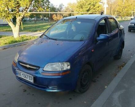 Синий Шевроле Авео, объемом двигателя 1.5 л и пробегом 300 тыс. км за 950 $, фото 2 на Automoto.ua