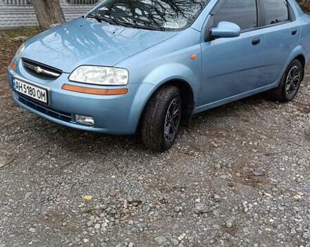 Синий Шевроле Авео, объемом двигателя 1.5 л и пробегом 202 тыс. км за 3000 $, фото 3 на Automoto.ua