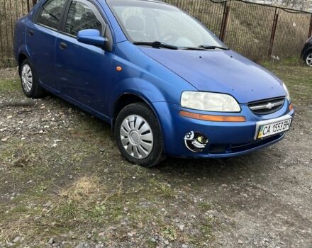 Синий Шевроле Авео, объемом двигателя 1.5 л и пробегом 230 тыс. км за 1900 $, фото 1 на Automoto.ua