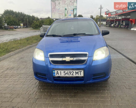 Синий Шевроле Авео, объемом двигателя 1.5 л и пробегом 255 тыс. км за 3800 $, фото 1 на Automoto.ua