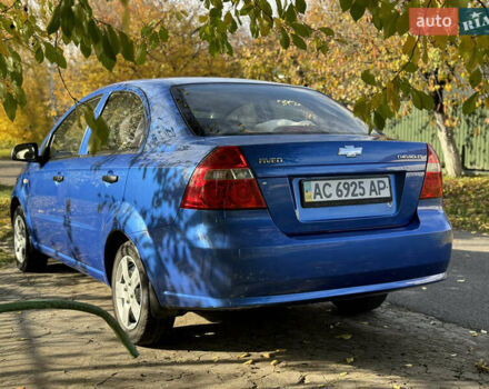Синий Шевроле Авео, объемом двигателя 1.5 л и пробегом 70 тыс. км за 5200 $, фото 6 на Automoto.ua