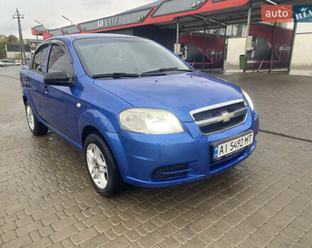 Синий Шевроле Авео, объемом двигателя 1.5 л и пробегом 255 тыс. км за 3800 $, фото 2 на Automoto.ua