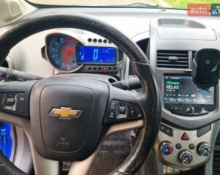 Синій Шевроле Авео, об'ємом двигуна 1.4 л та пробігом 77 тис. км за 8000 $, фото 4 на Automoto.ua