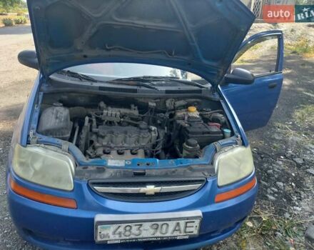 Синий Шевроле Авео, объемом двигателя 1.4 л и пробегом 400 тыс. км за 3000 $, фото 1 на Automoto.ua