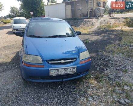 Синий Шевроле Авео, объемом двигателя 1.4 л и пробегом 400 тыс. км за 3000 $, фото 1 на Automoto.ua