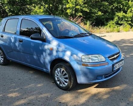 Синий Шевроле Авео, объемом двигателя 1.2 л и пробегом 205 тыс. км за 2100 $, фото 1 на Automoto.ua