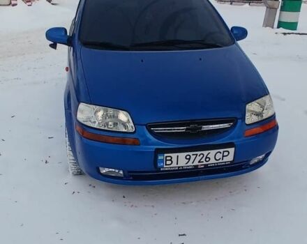 Синій Шевроле Авео, об'ємом двигуна 1.5 л та пробігом 145 тис. км за 4200 $, фото 1 на Automoto.ua