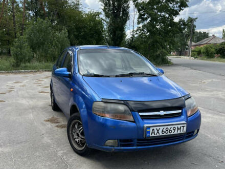 Синий Шевроле Авео, объемом двигателя 1.5 л и пробегом 250 тыс. км за 2300 $, фото 1 на Automoto.ua