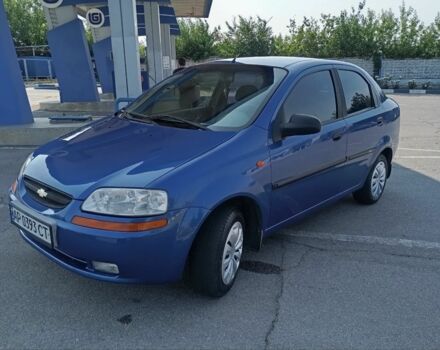 Синий Шевроле Авео, объемом двигателя 1.5 л и пробегом 220 тыс. км за 3200 $, фото 1 на Automoto.ua