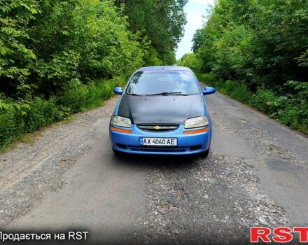 Синий Шевроле Авео, объемом двигателя 1.5 л и пробегом 205 тыс. км за 1350 $, фото 1 на Automoto.ua