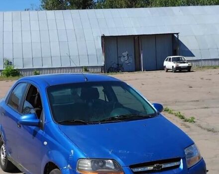 Синий Шевроле Авео, объемом двигателя 1.5 л и пробегом 332 тыс. км за 950 $, фото 1 на Automoto.ua
