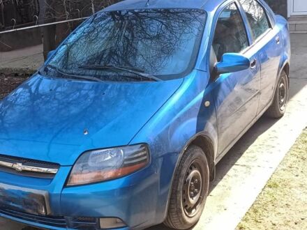 Синий Шевроле Авео, объемом двигателя 1.5 л и пробегом 217 тыс. км за 1950 $, фото 1 на Automoto.ua